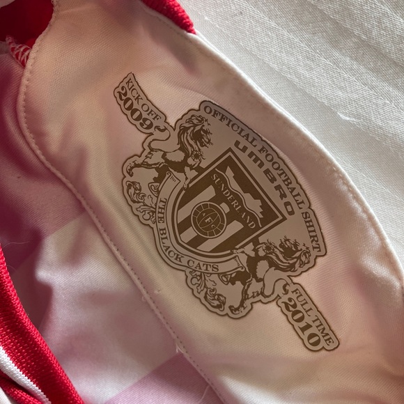 Sunderland Umbro 2009/2010 Home Football Shirt Mens Large Retro Original Jersey - Picture 5 of 8